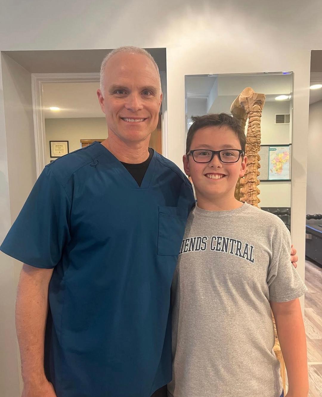 Pediatric chiropractic care for a teenage patient in Upper Darby PA